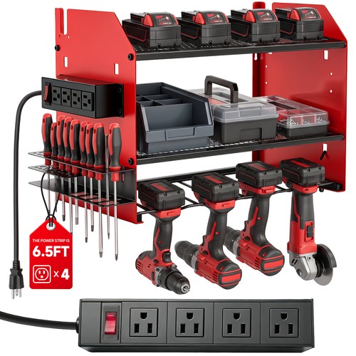 Power tool organizer - power, wall