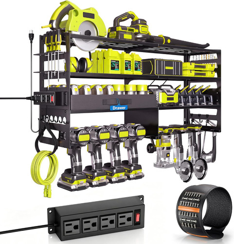 Power tool organizer - tool, wall
