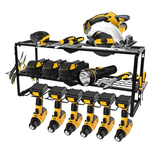 Power tool storage organizer - power,