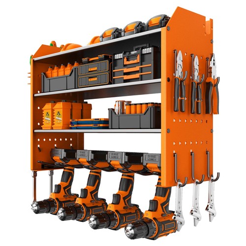 Garage tool organizer - organizer, with