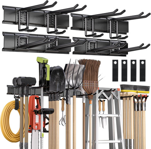 Garden tool organizer wall - organizer,