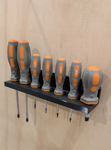 Screwdriver holder wall - screwdriver,