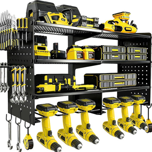 Power tool organizer wall - power,