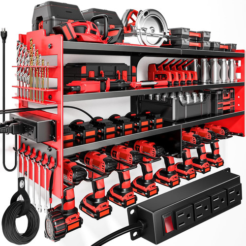 Large power tool organizer - power,