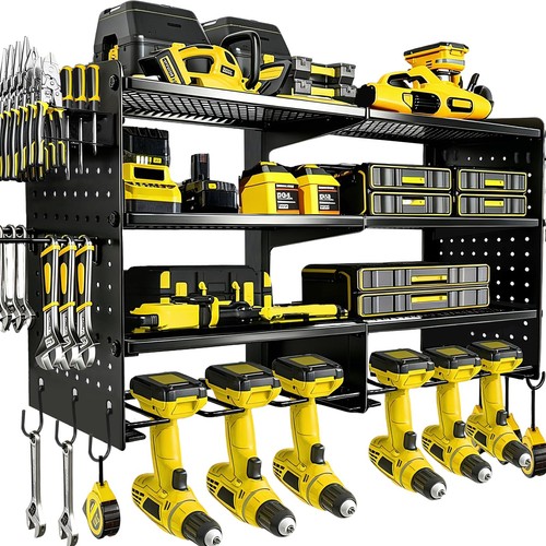 Power tool organizer wall - tool,