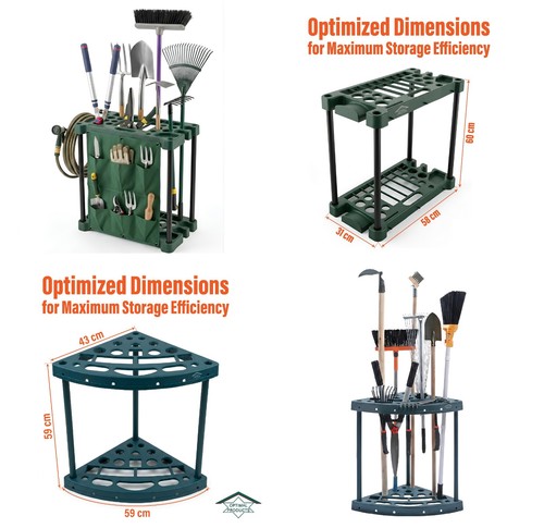 Garden tool storage rack caddy - garden,