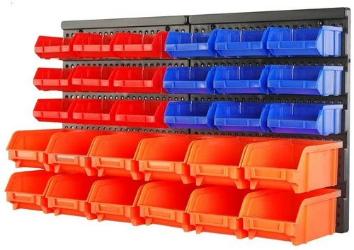 Wall mounted storage bins - storage,