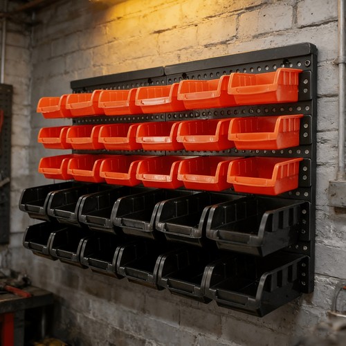 Wall mounted storage rack