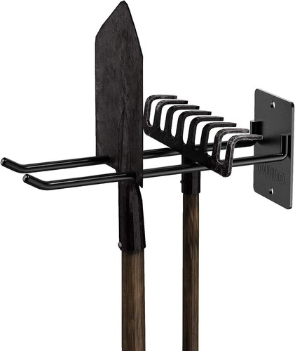 Black steel wall hanger garage - black,