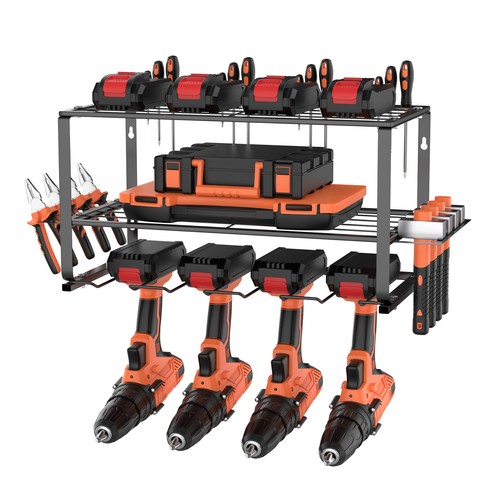 Garage power tool organizer - power,