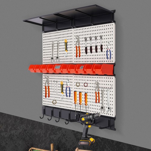 Garage storage wall organizer - garage,