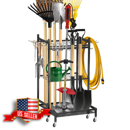Garden tool organizer rack - tool,