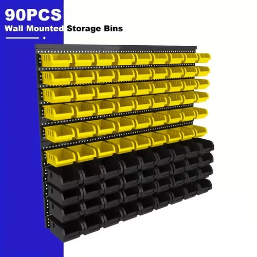 Wall mounted storage rack - wall-mounted,
