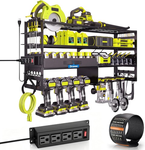 Power tool organizer wall - organizer,